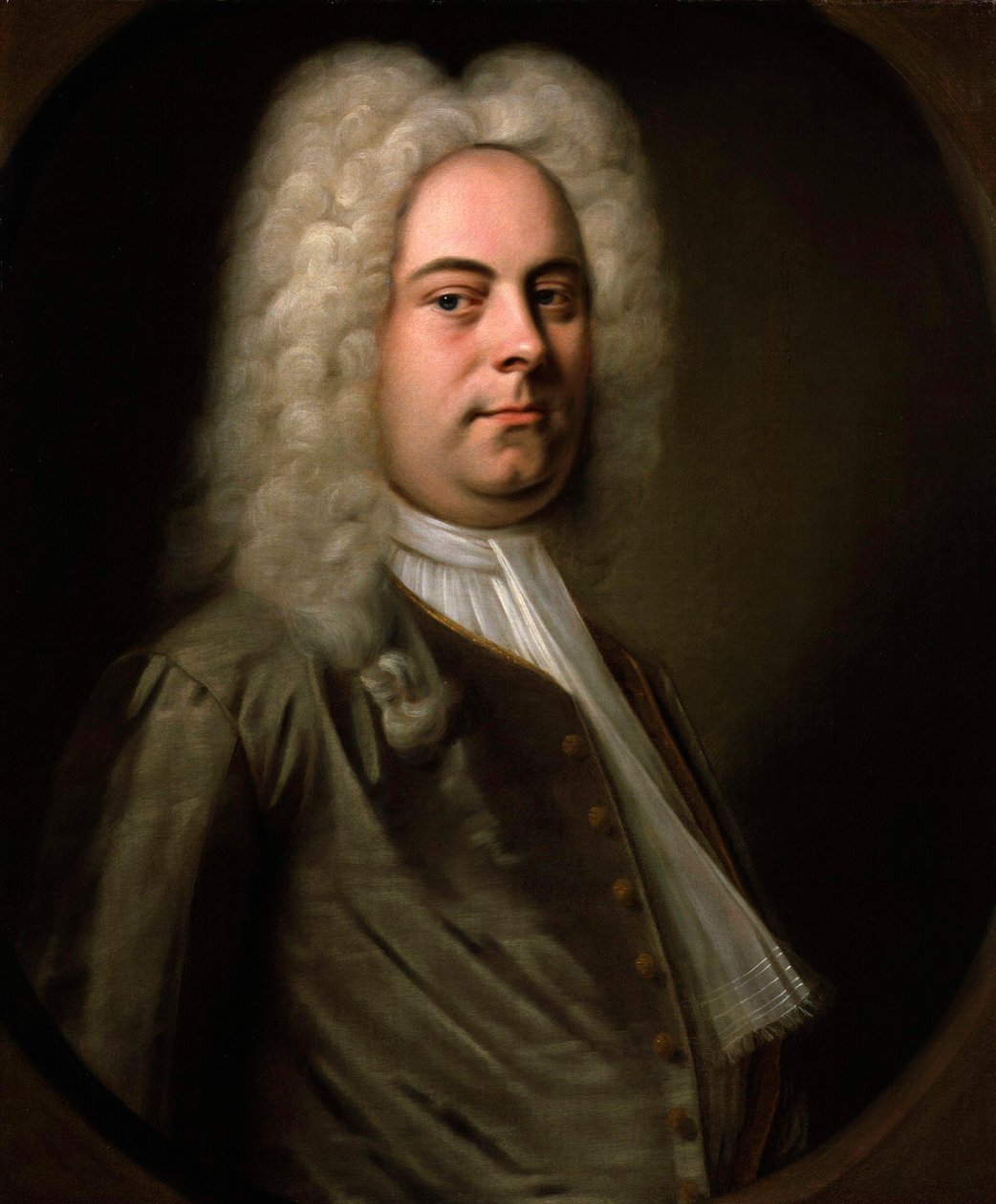 Georg Friedrich Händel, deutscher Komponist, 1726-1728 von Balthasar Denner