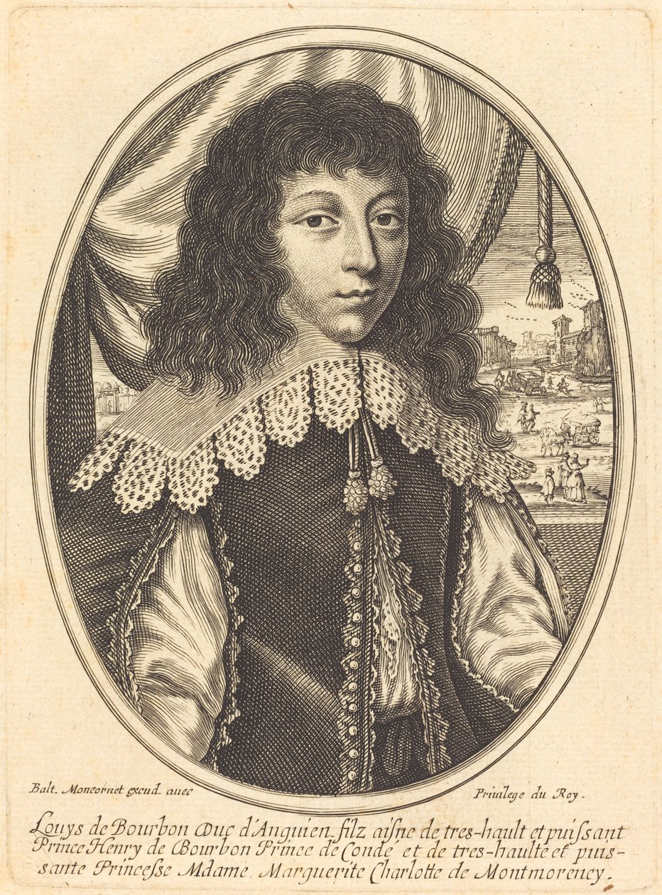 Louis II. de Bourbon-Condé von Balthasar Moncornet