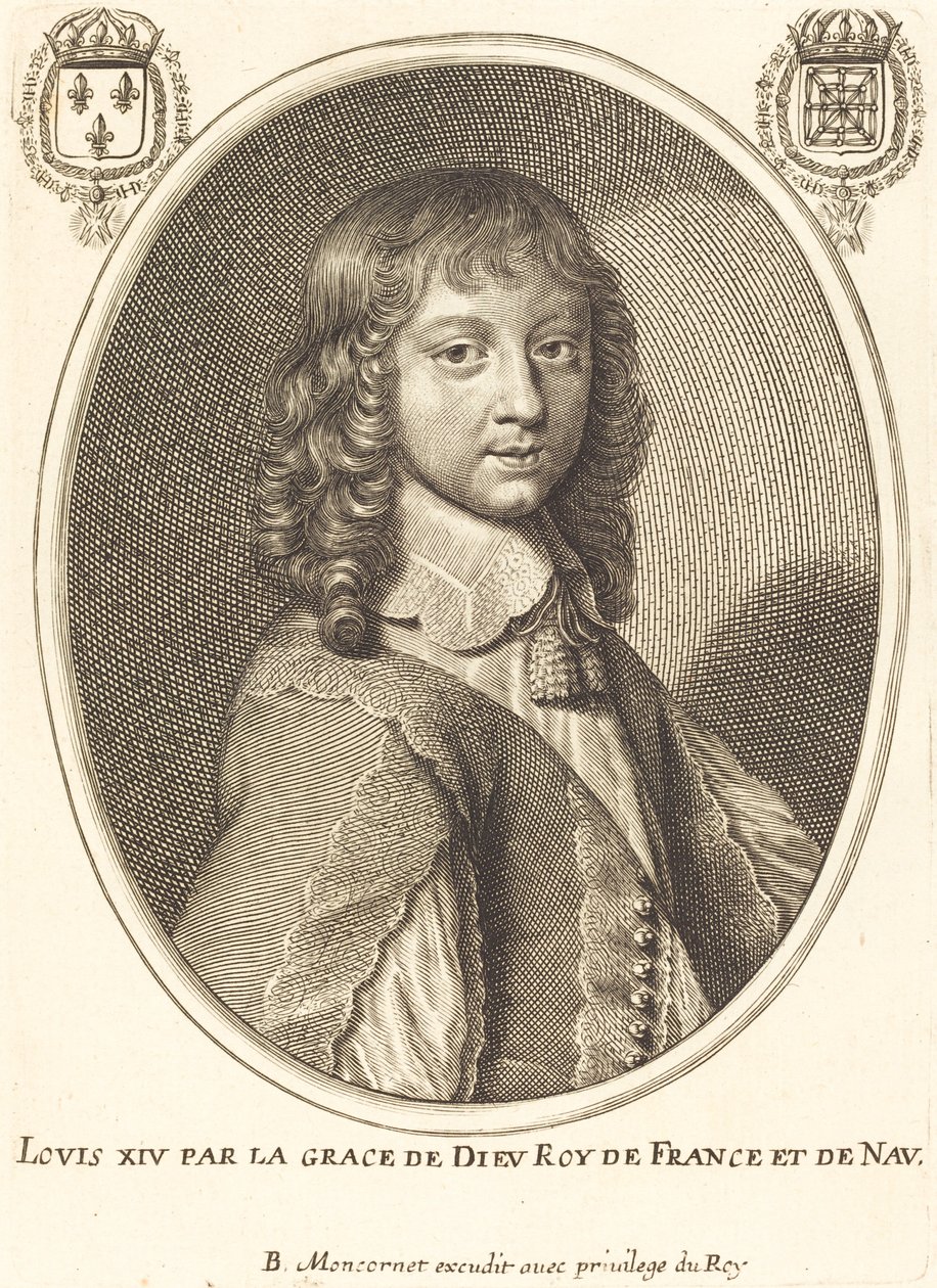 Ludwig XIV. von Balthasar Moncornet