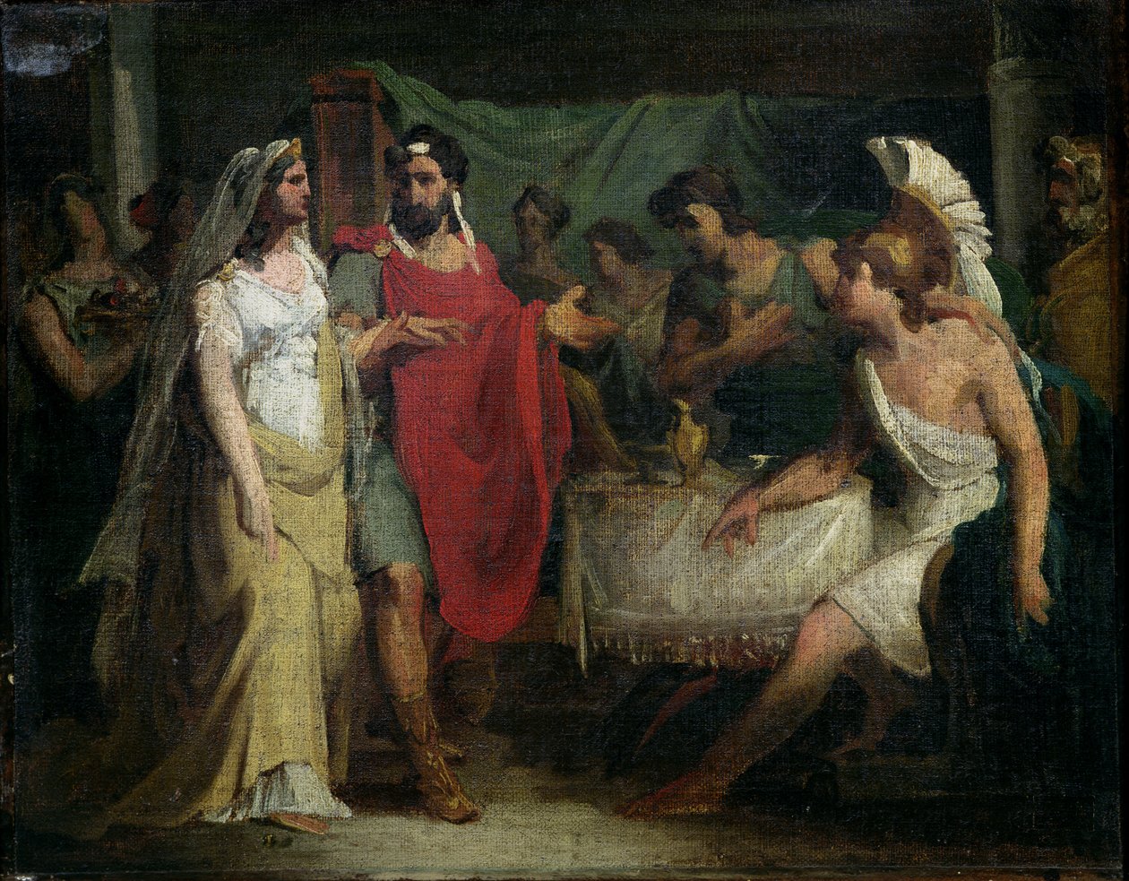 Die Hochzeit von Alexander dem Großen (356-323 v. Chr.) und Roxana, 1810 von Baron Pierre Narcisse Guerin