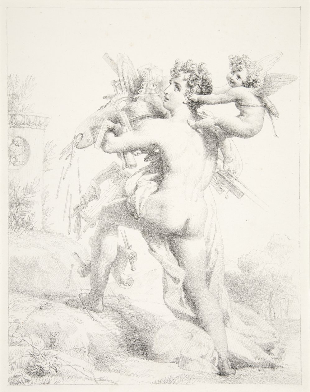 Qui trop embrasse, mal étreint von Baron Pierre Narcisse Guerin