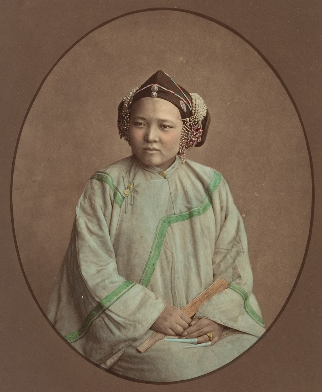 Mädchen aus Lanxchow, 1870er von Baron Raimund von Stillfried