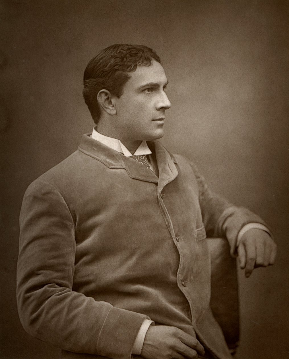 Maurice Barrymore, britischer Schauspieler, 1886 von Barraud