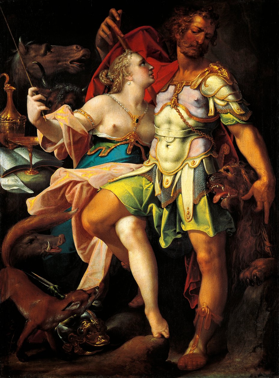 Odysseus und Circe von Bartholomaeus Spranger