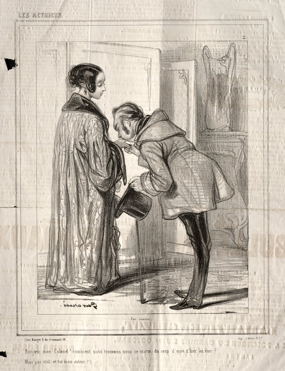 Les Actrices: Bonjour mon Colonel! von Bartholomaus Seutter