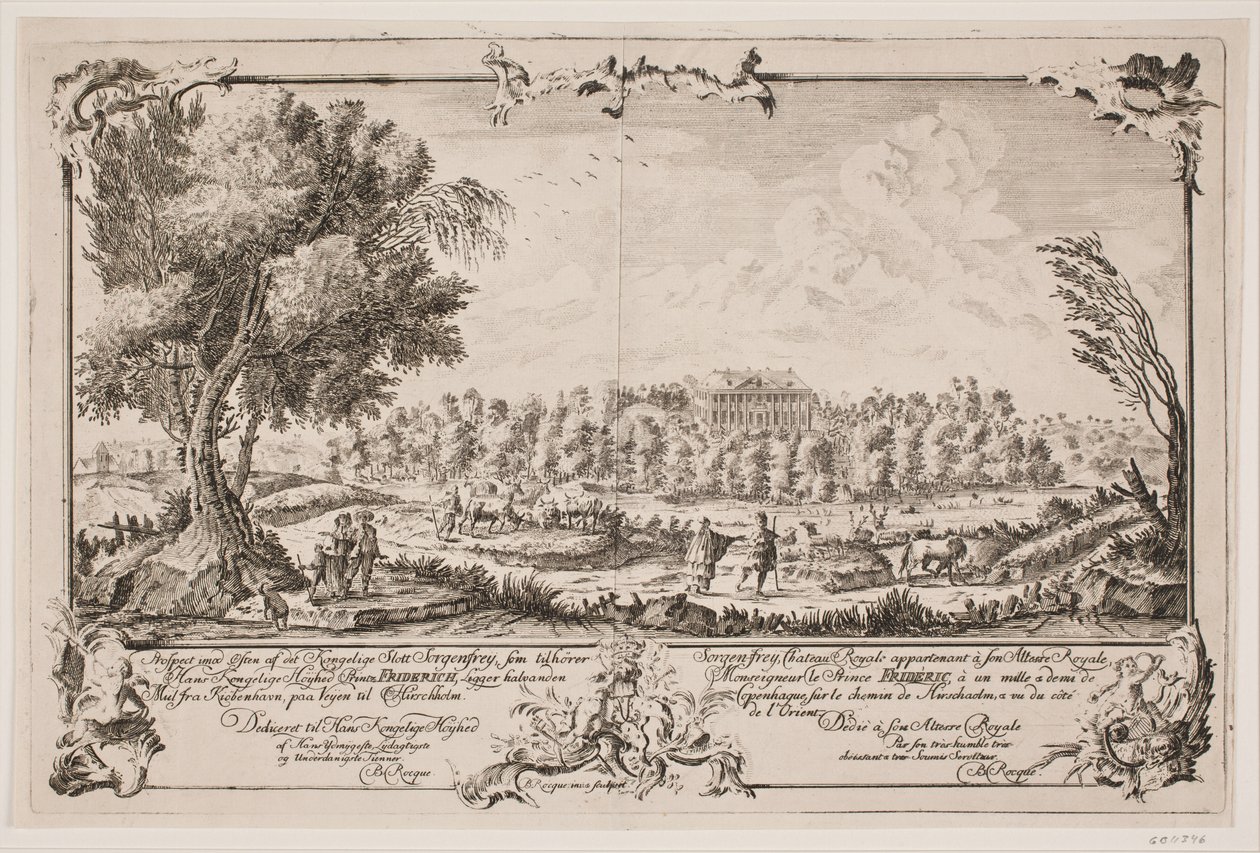 Schloss Sorgenfri von Bartholomæus Roque