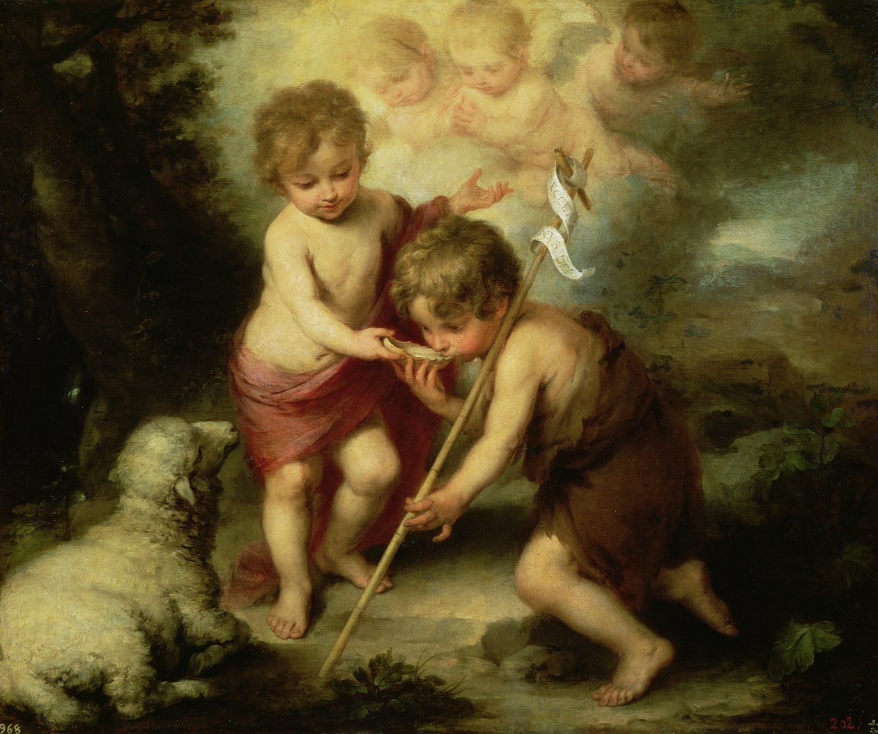 Die Jungen mit der Muschel, ca. 1670 von Bartolomé Esteban Murillo