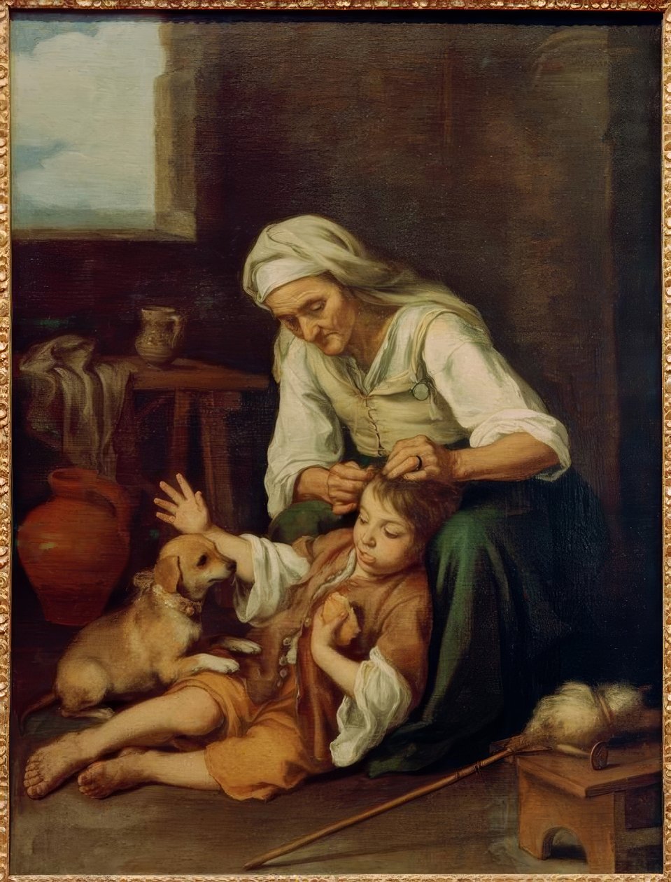 Häusliche Toilette von Bartolomé Esteban Murillo