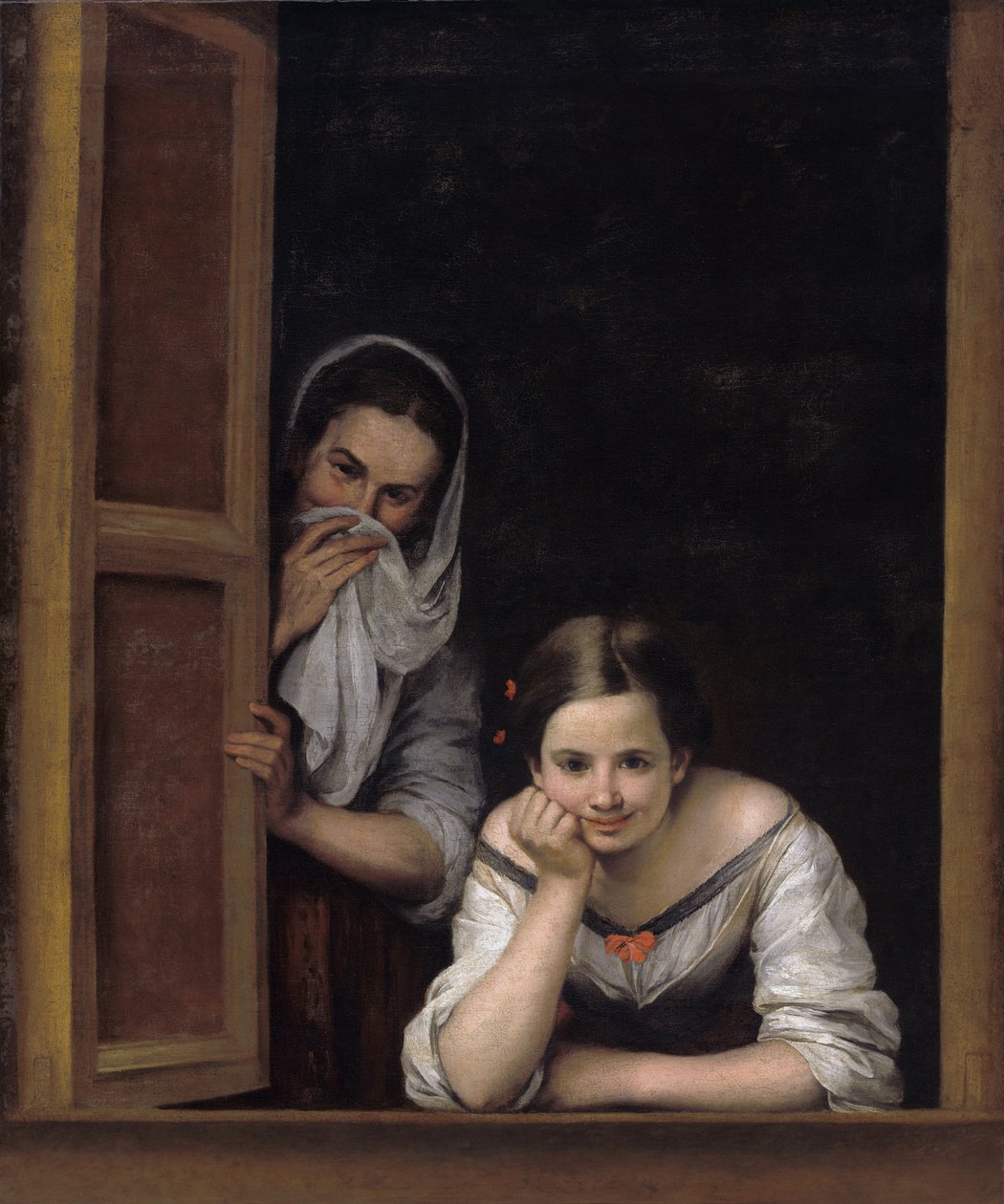Zwei Frauen am Fenster von Bartolomé Esteban Murillo