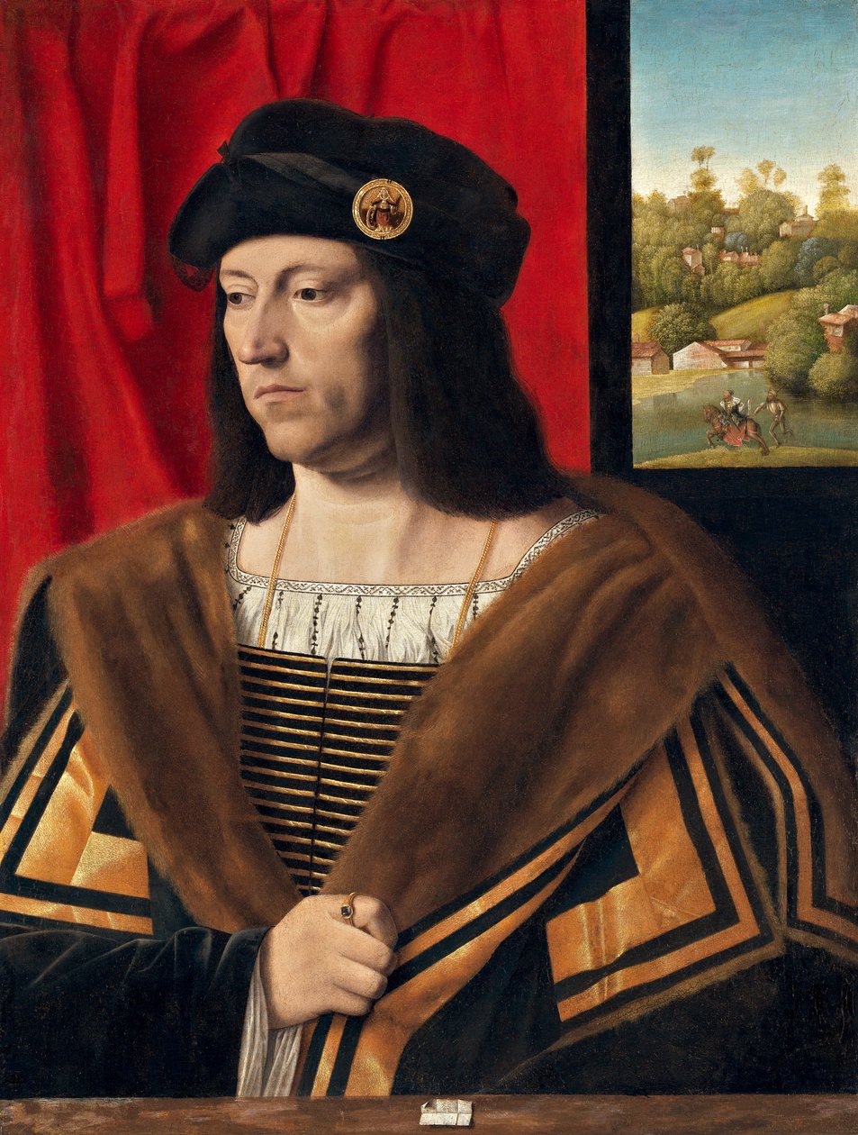 Porträt eines Gentlemans, ca. 1520 von Bartolomeo Veneto