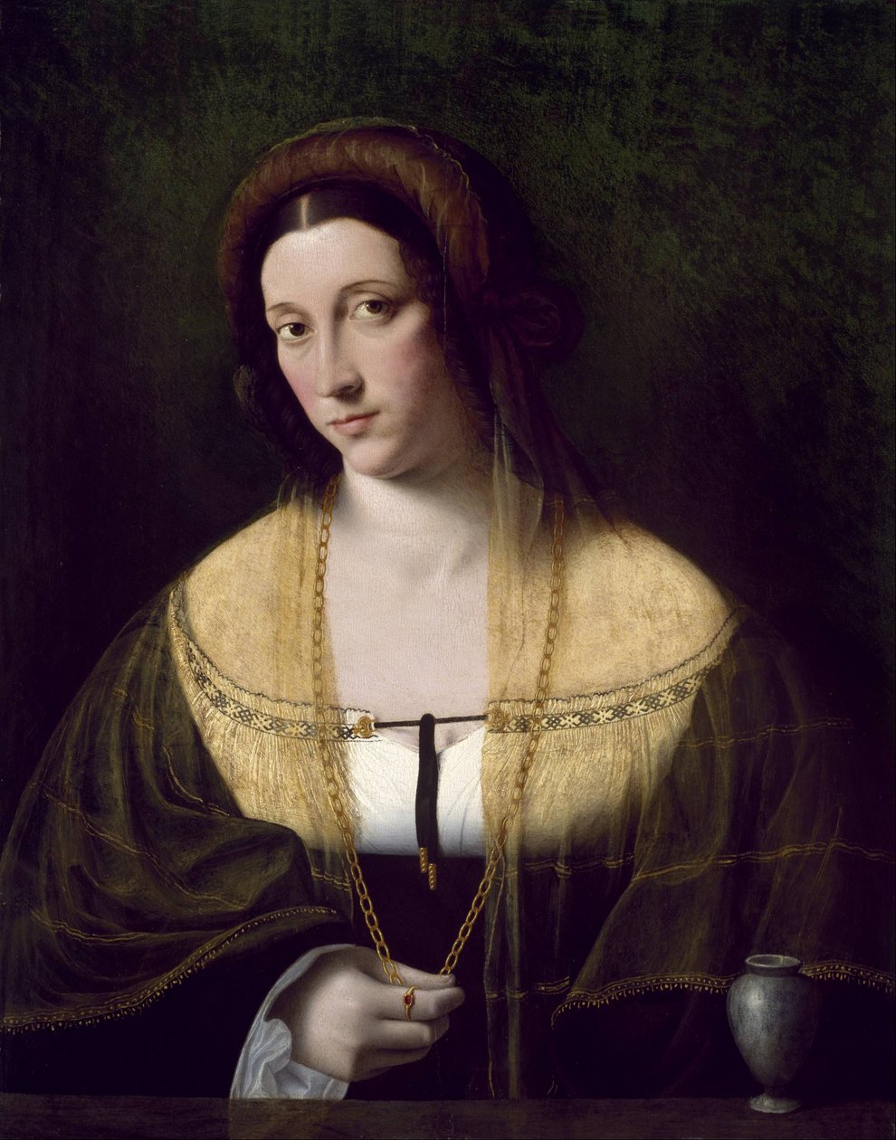 Porträt einer Dame von Bartolomeo Veneto