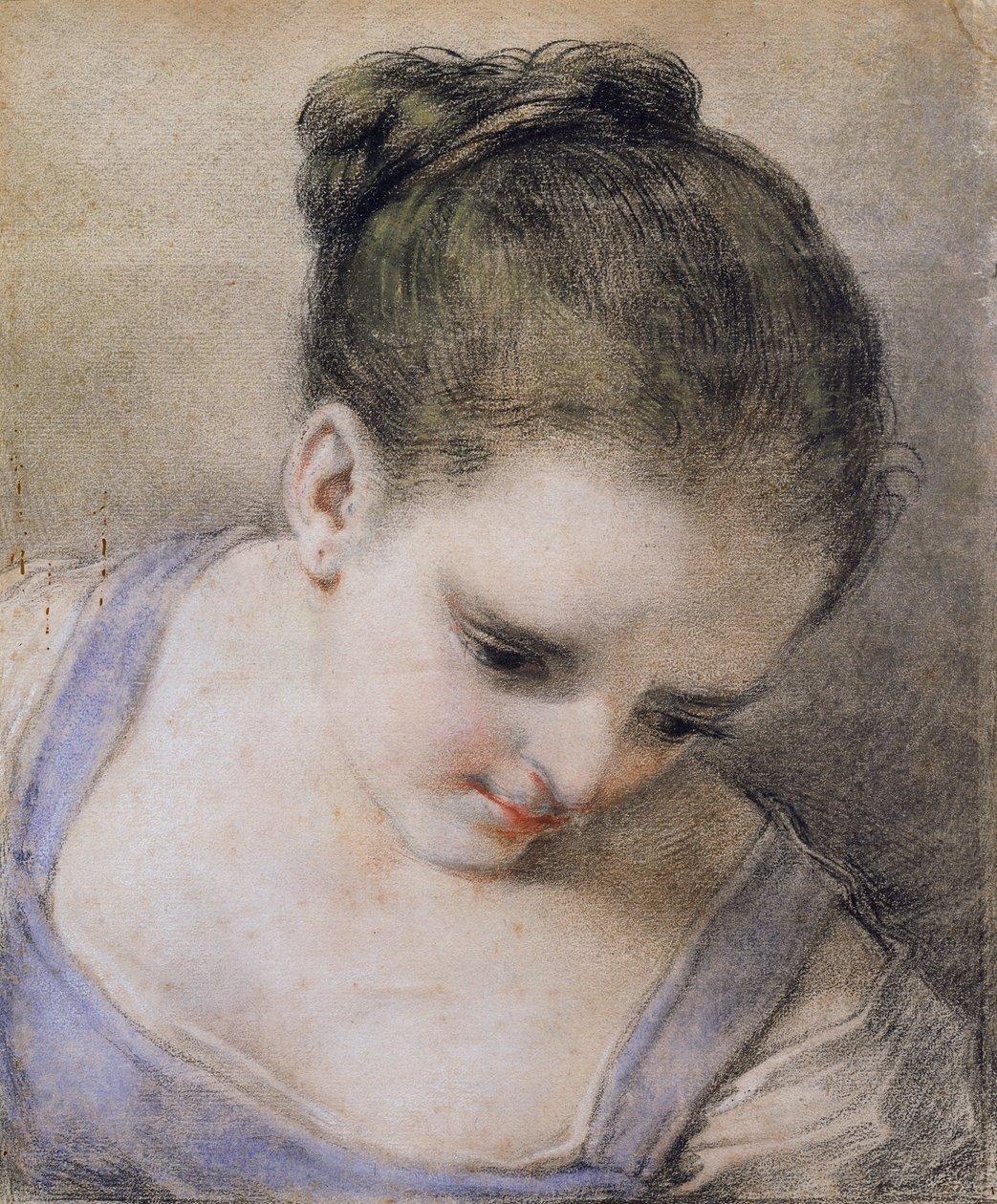 Kopf eines Mädchens von Benedetto Luti