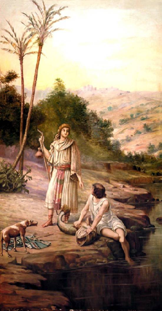 Tobias und der Engel von Benedito Calixto