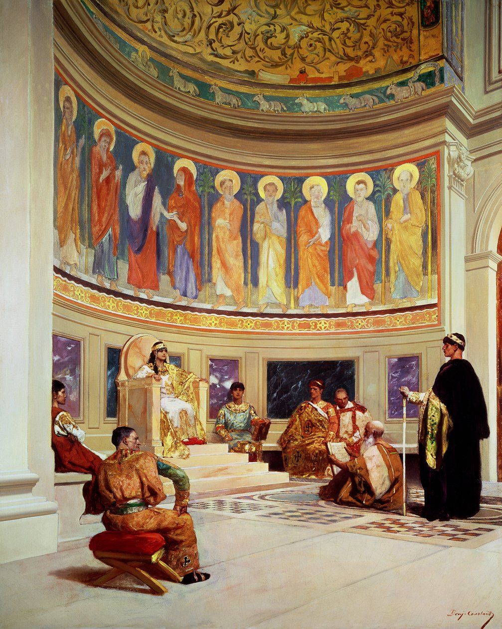 St. Johannes Chrysostomos im Exil durch Kaiserin Eudoxia von Jean Joseph Benjamin Constant