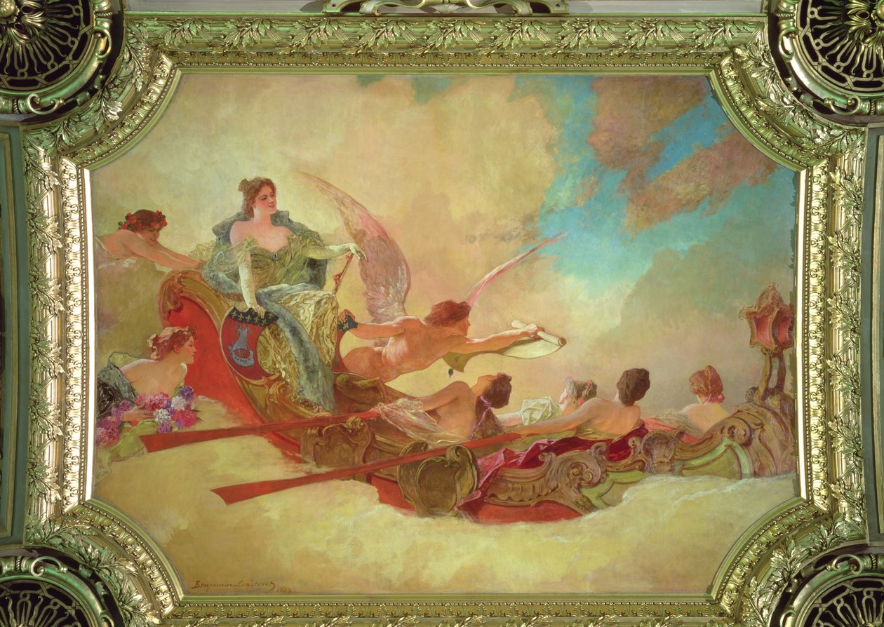 Die Stadt Paris lädt die Welt zu ihren Festen ein, 1895 von Jean Joseph Benjamin Constant