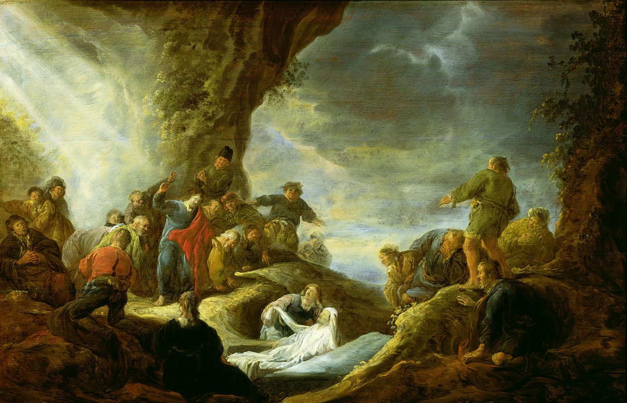 Die Auferweckung des Lazarus von Benjamin Gerritsz. Cuyp