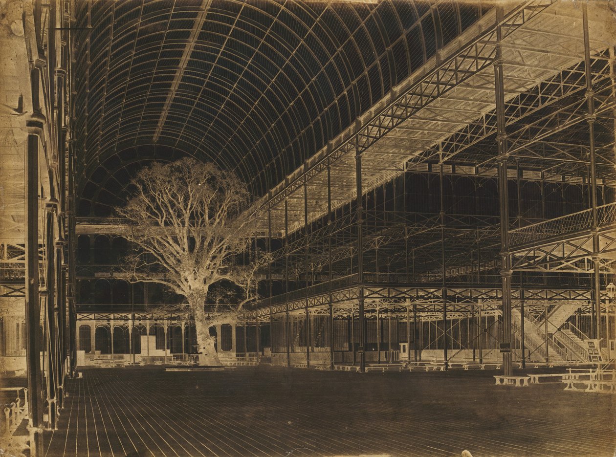 Kristallpalast, Hyde Park, Transept, 1852 von Benjamin Brecknell Turner