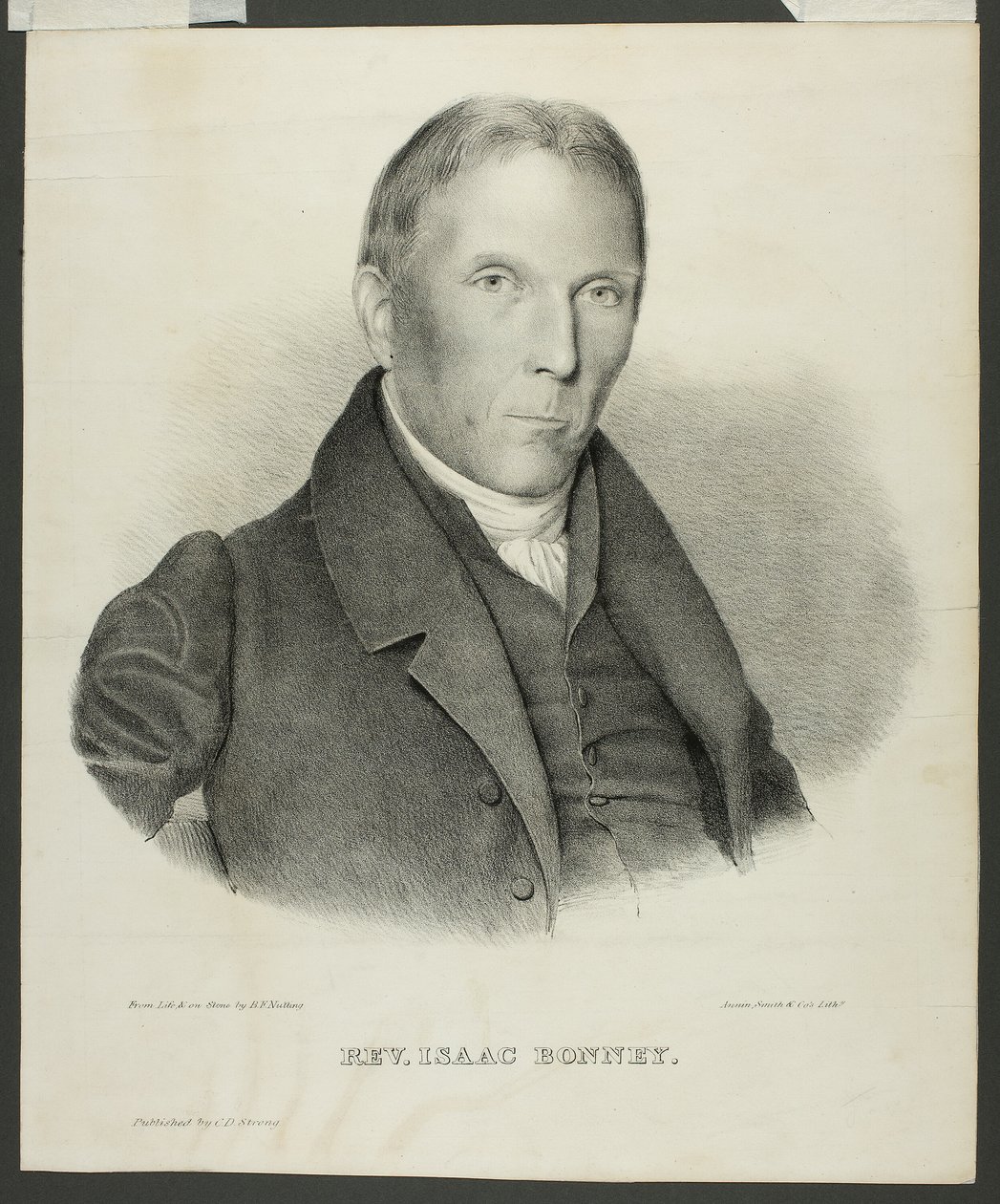 Pfarrer Isaac Bonney von Benjamin F. Nutting