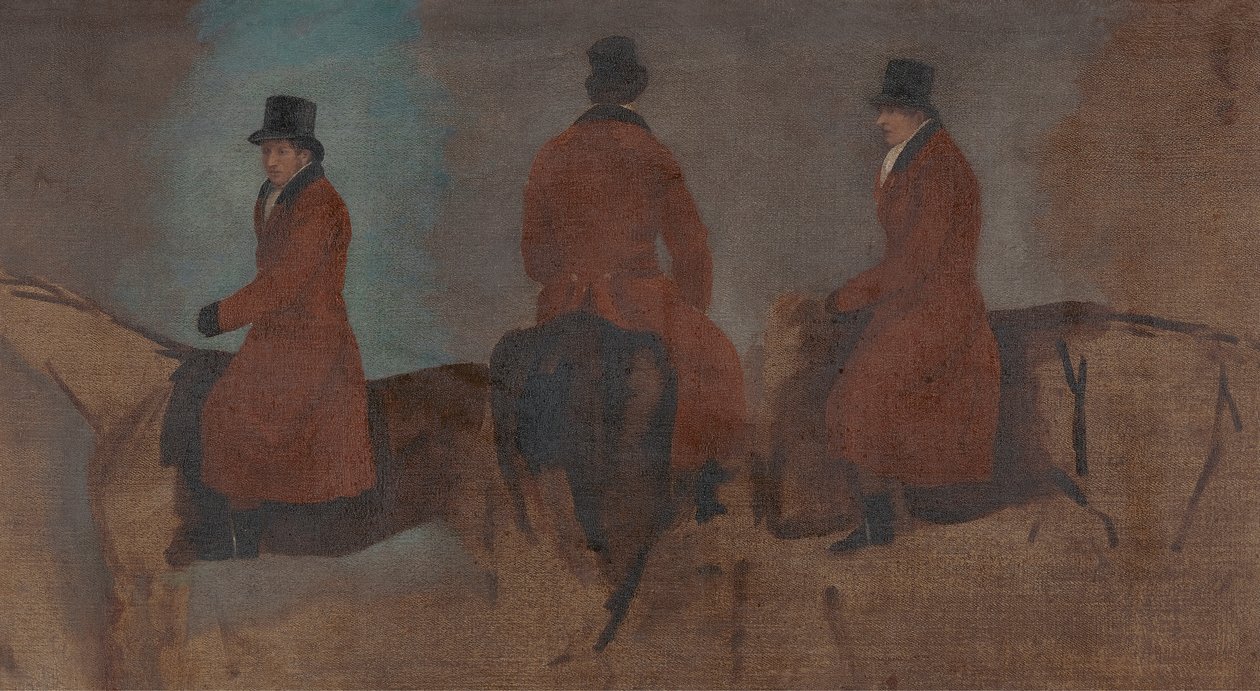 Studien von Reitern im Jagdfeld von Benjamin Marshall