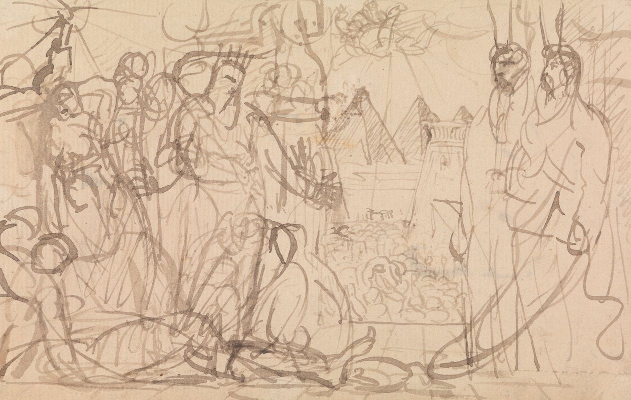Pharao und Moses von Benjamin Robert Haydon