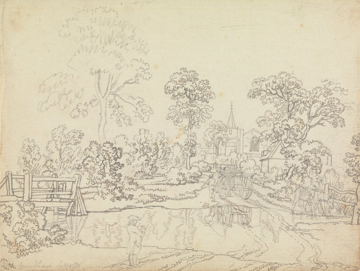 Eine Furt in Wrentham, Suffolk von Benjamin West