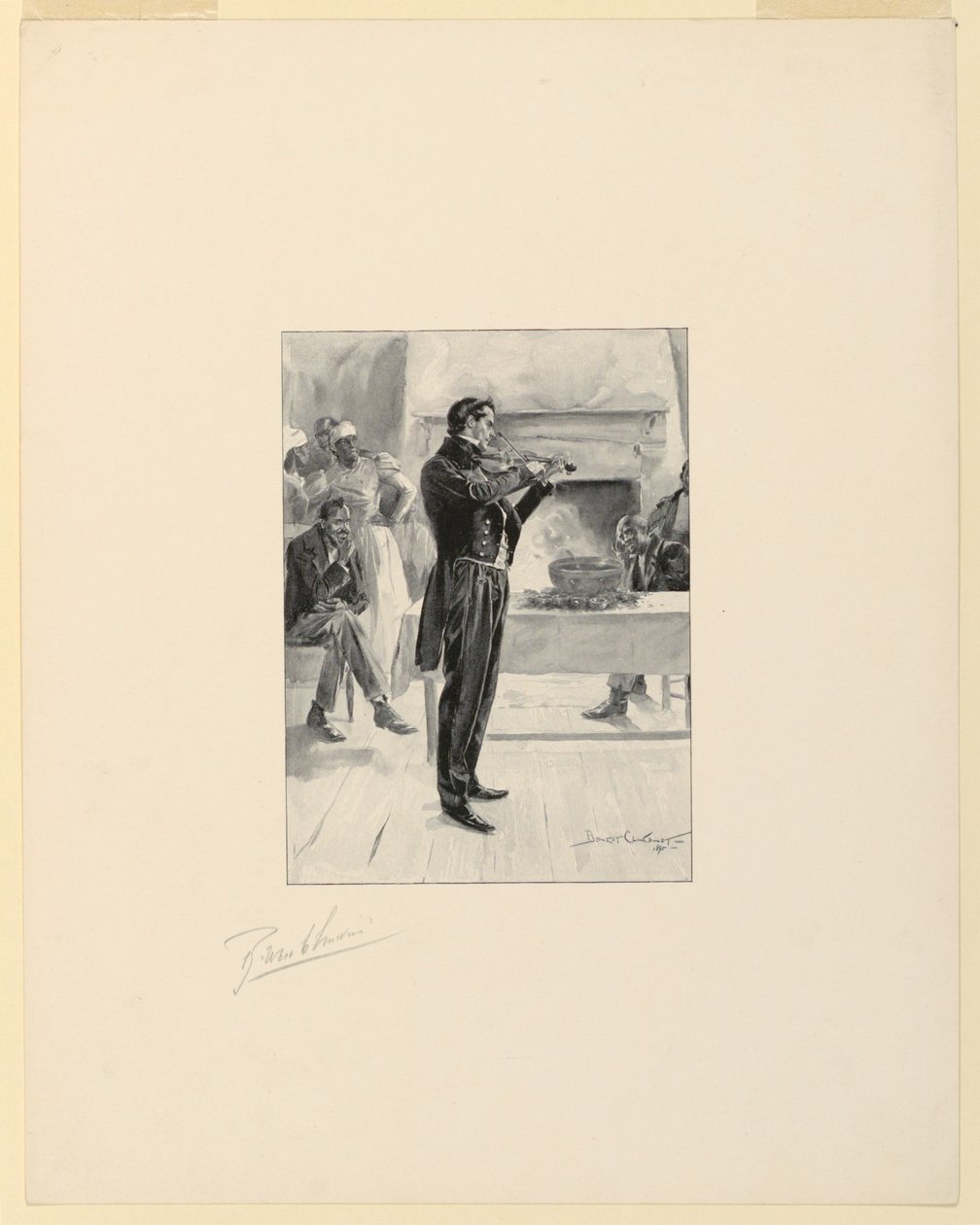 Geiger auf einer Punch-Party von Benjamin West Clinedinst