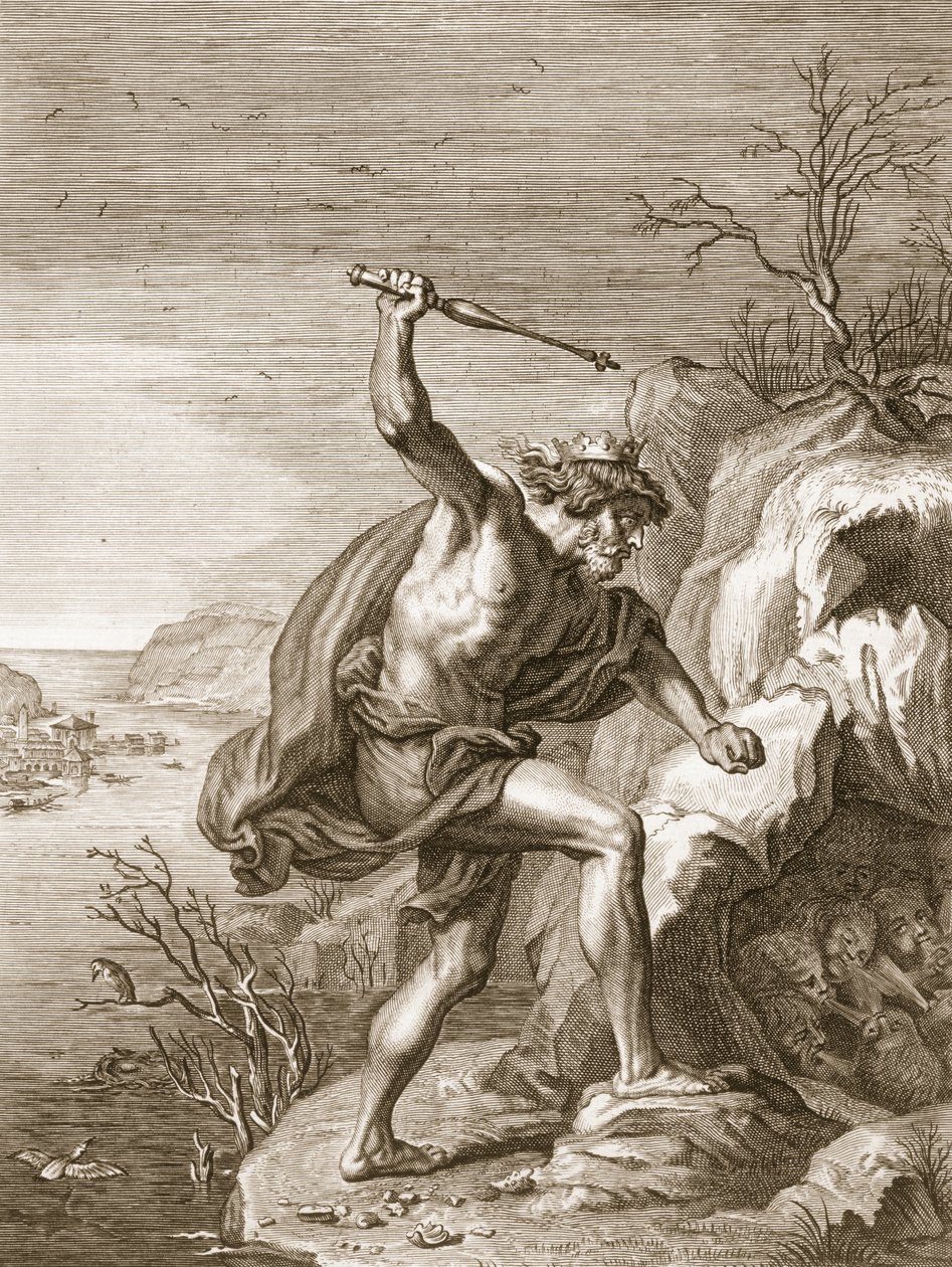 Alkyone und Ceux in Vögel verwandelt, 1730 von Bernard Picart