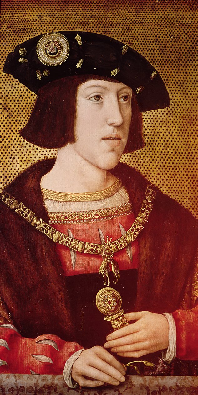 Porträt von Karl V. (1500-1558) von Bernard van Orley