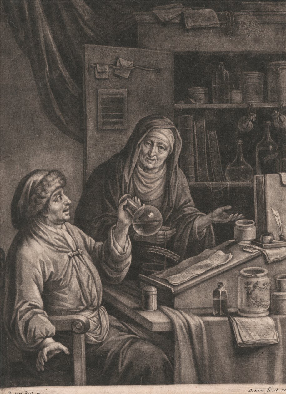 Ein Apotheker von Bernard Lens