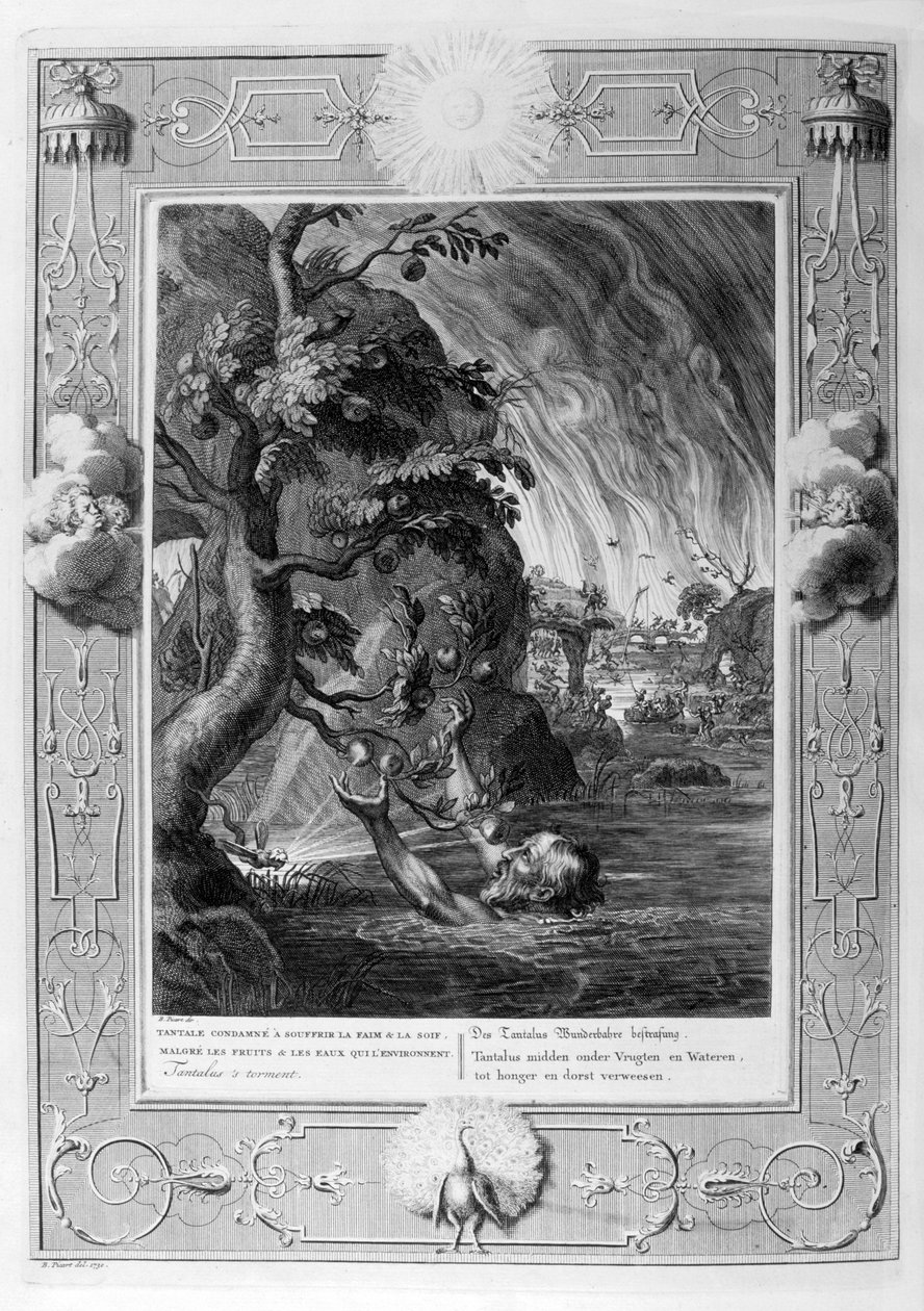 Tantalusqual, 1733 von Bernard Picart