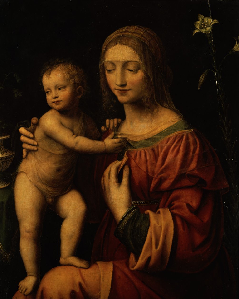 Jungfrau und Kind von Bernardino Luini