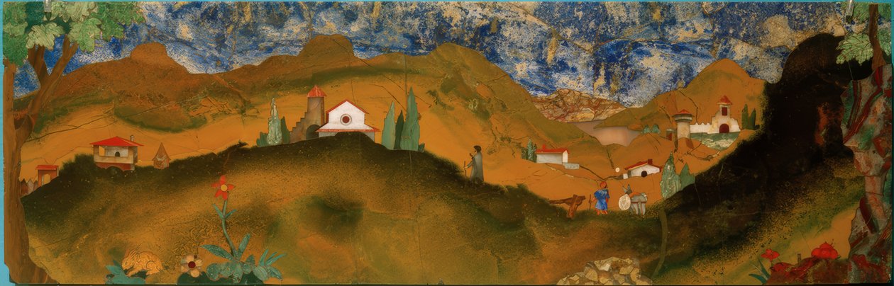 Toskanische Landschaft von Bernardino Barbatelli