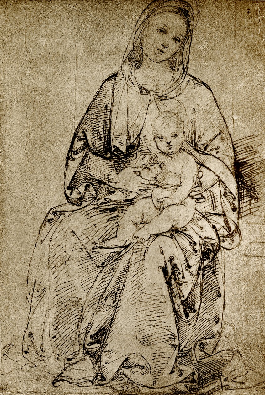 Madonna mit dem Kind von Bernardino di Betto Pinturicchio