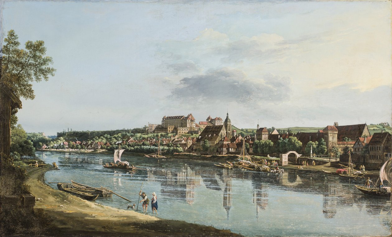 Pirna an der Elbe, ca. 1756 von Bernardo Bellotto