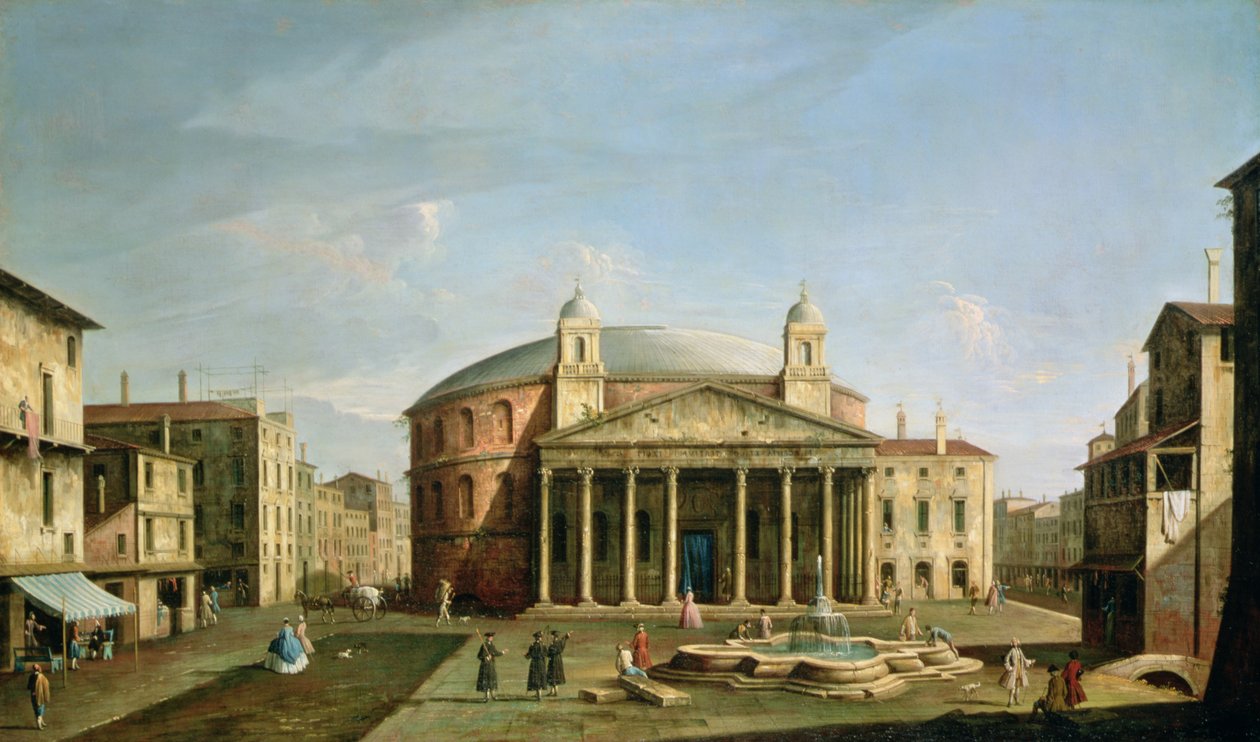 Das Pantheon in Rom von Bernardo Bellotto