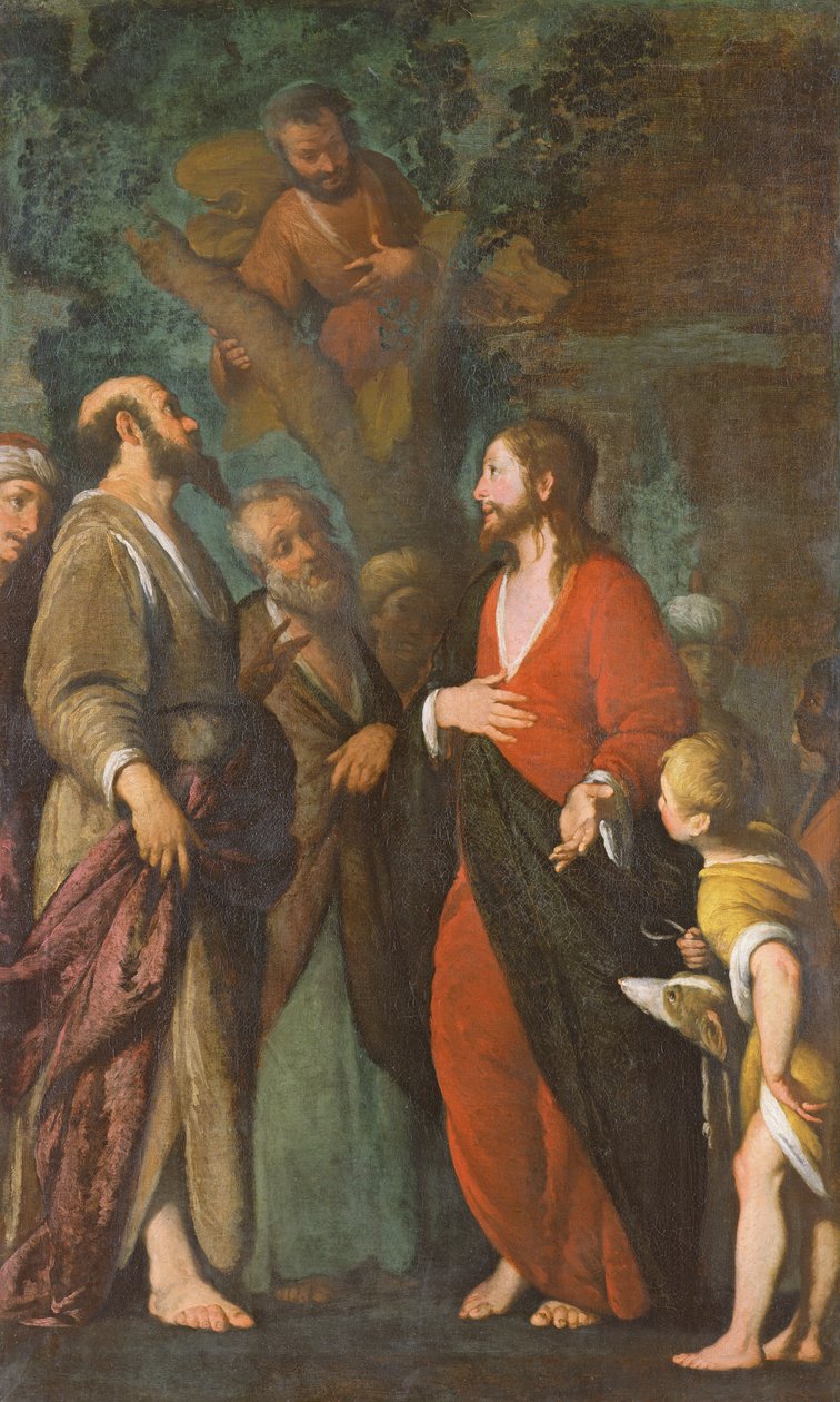 Bekehrung des Zachäus von Bernardo Strozzi