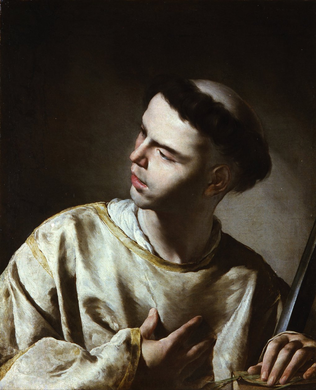 Der heilige Laurentius von Bernardo Cavallino