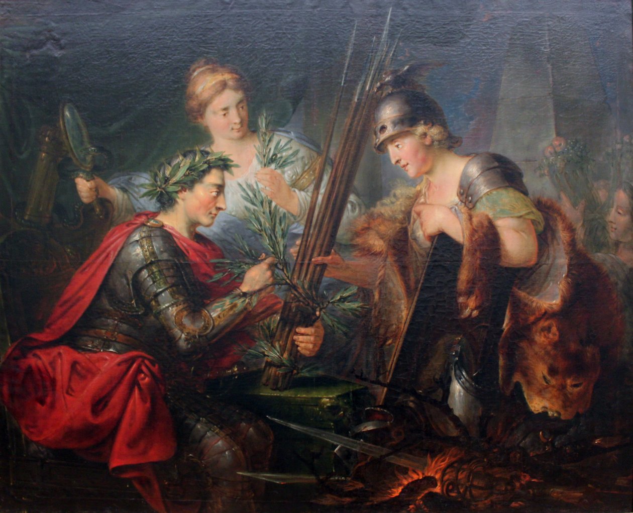 Allegorie über Friedrich den Großen als Gründer des deutschen Fürstenbundes 1785 von Bernhard Rode