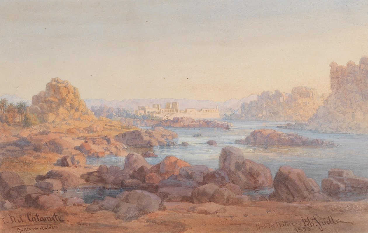 Nilkatarakt, Grenze von Nubien von Bernhard Fiedler