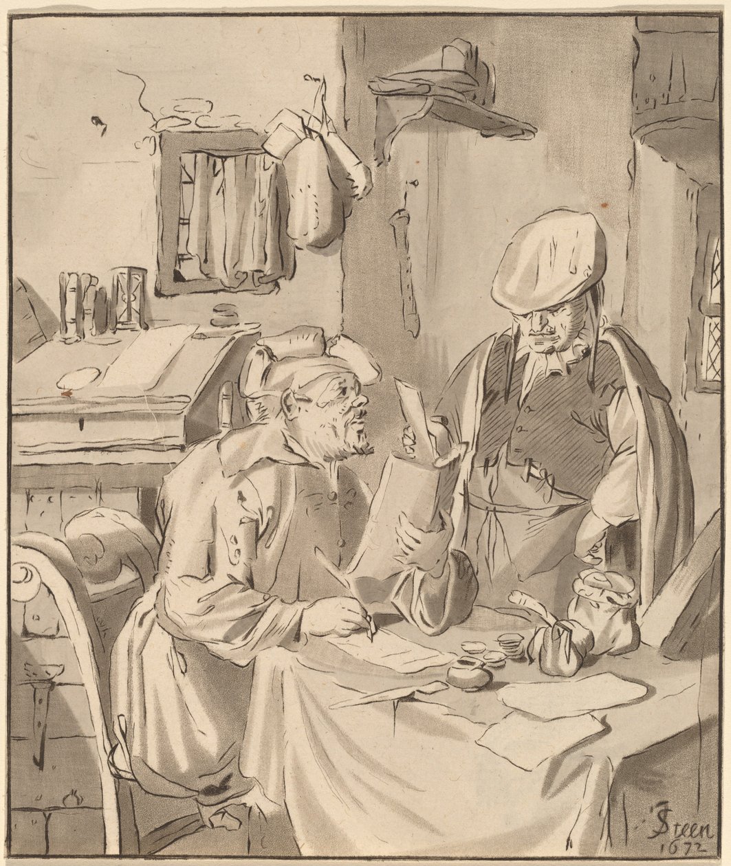 Der Sammler, 1777, veröffentlicht 1786 von Bernhard Schreuder