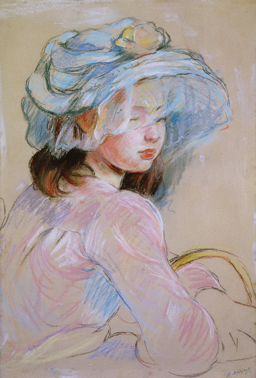 Mädchen mit einem Korb, 1891 von Berthe Morisot