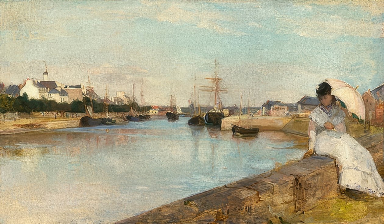 Der Hafen von Lorient von Berthe Morisot