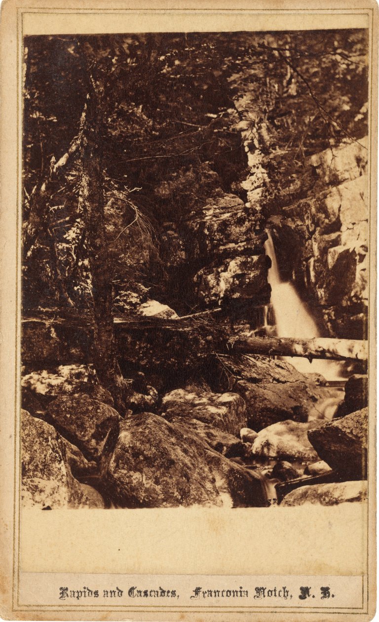 Stromschnellen und Kaskaden, Franconia Notch, New Hampshire von Bierstadt Brothers