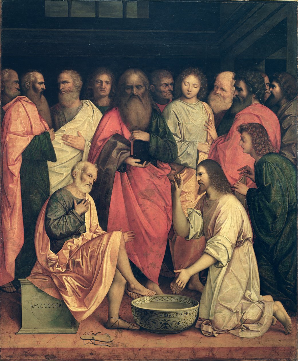 Christus wäscht die Füße der Jünger von Boccaccio Boccaccino
