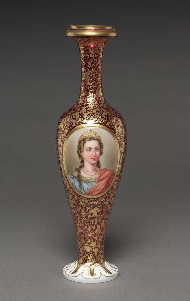 Vase von Bohemian School