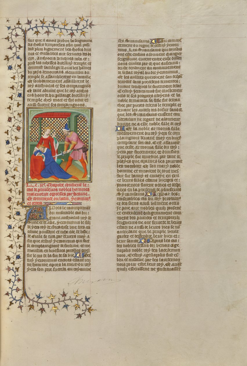 Die Ermordung des Hieronymus, König von Syrakus von Boucicaut Master
