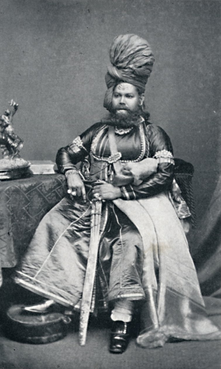 Maharadscha von Panab, Bombay Präsidentschaft von Bourne and Shepherd