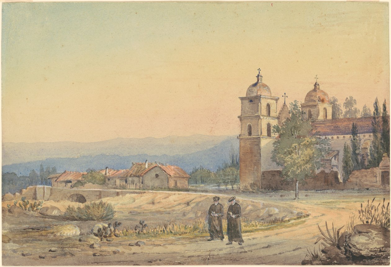 Kirche Santa Barbara von British 19th Century