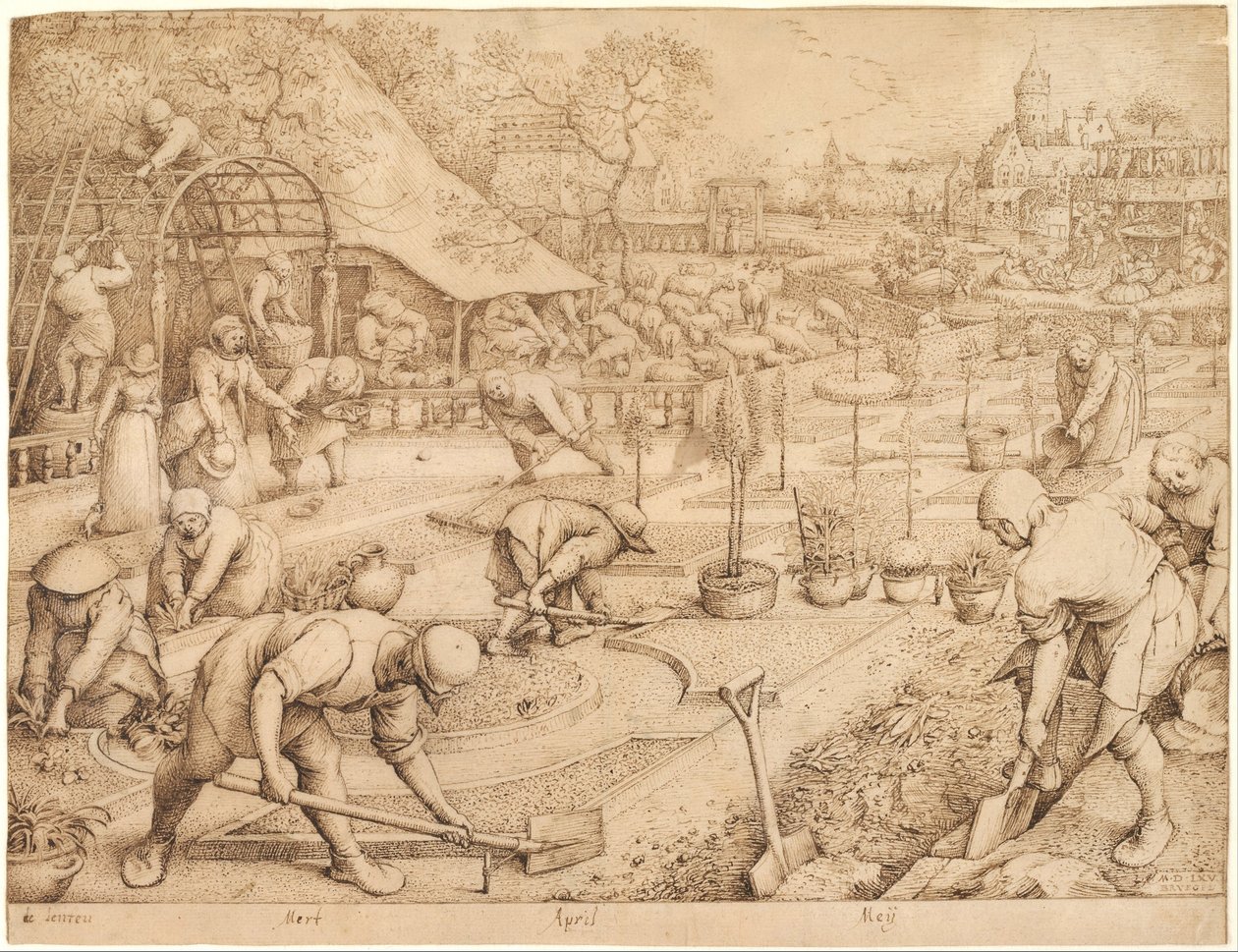 Frühling, 1565 von Bruegel