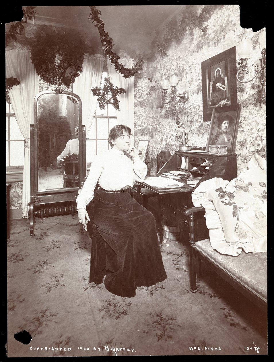 Porträt von Minnie Maddern Fiske, 1903 von Byron Company